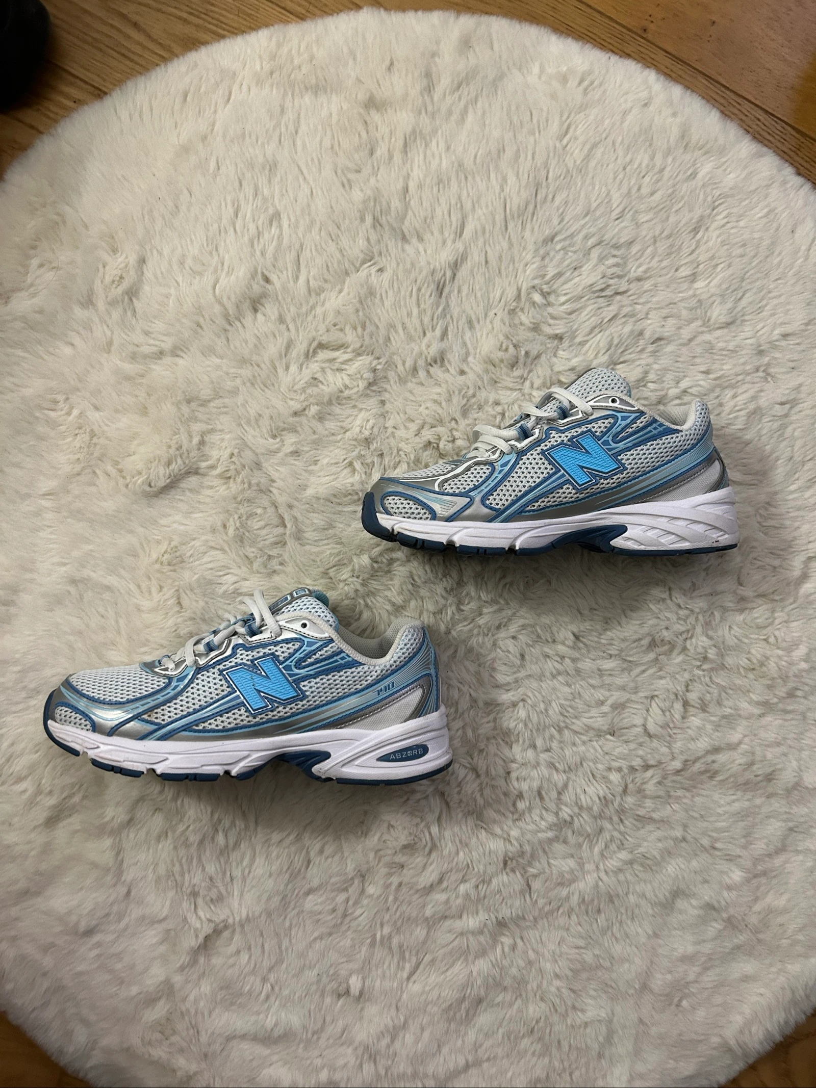 New balance 740, tamanho 42, branco, azul – photo 2